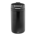 Termokelímek s PP plastem uvnitř a víčkem Cansy černá