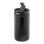 Termokelímek s PP plastem uvnitř a víčkem Cansy černá