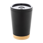 Termokelímek s bambusovým dnem Dellio černá