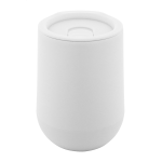 Termokelímek dvoustěnný s víčkem Peppy bílá