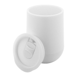 Termokelímek dvoustěnný s víčkem Peppy bílá