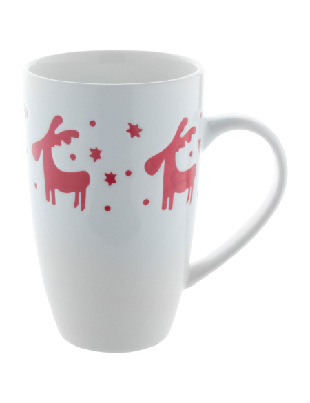 Hrnek vánoční porcelánový Lempaa bílá