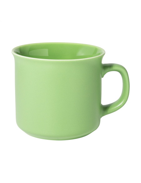 Hrnek vintage matný Woodstock Flat modrá světlá