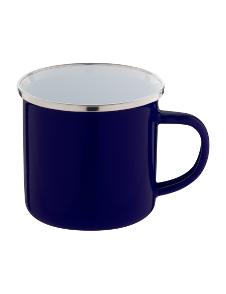 Hrnek smaltovaný s nerezovým okrajem