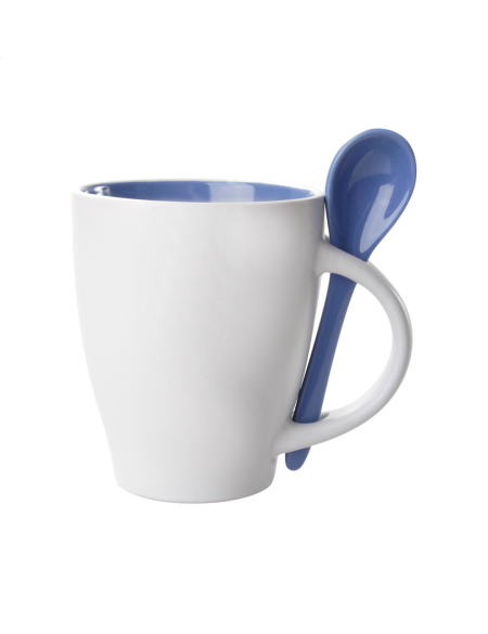 Hrnek keramický se lžičkou