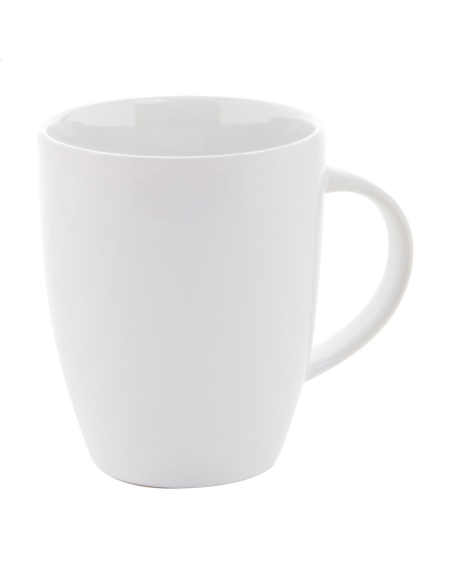 Hrnek bílý keramický s barevným vnitřkem