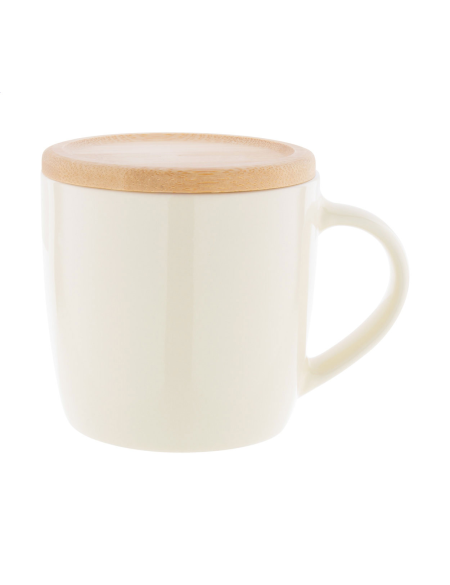 Hrnek s bambusovým podtáckem