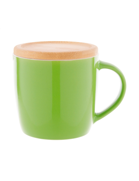 Hrnek s bambusovým podtáckem