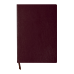 Blok A5 z jemné PU kůže PALDON bordó