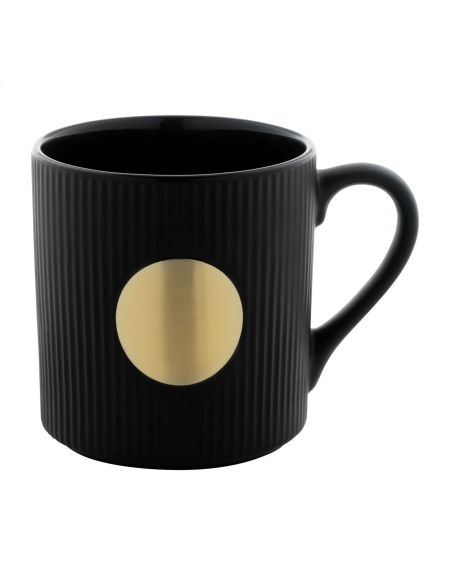 Hrnek s mosaznou destičkou pro gravírování