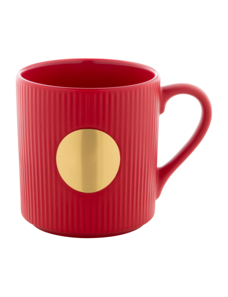 Hrnek s mosaznou destičkou pro gravírování Bellona černá