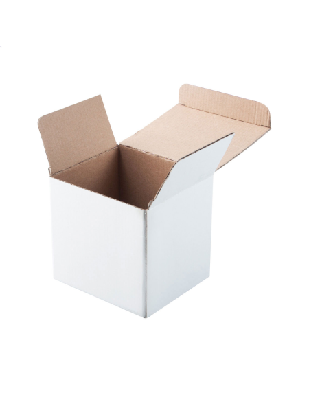 Krabička bílá papírová objem hrnku 300 m