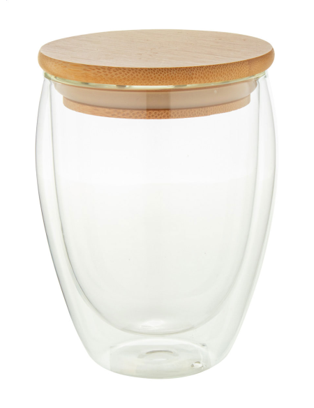 Termohrnek skleněný 320 ml Bondina M průhledná