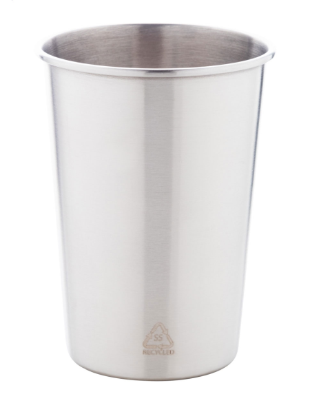 Kelímek recykl. nerezové oceli Redisha Mono stříbrná