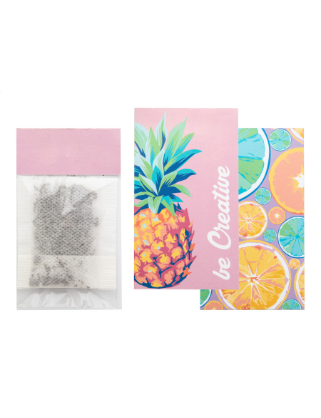 Sáček s čajem na zakázku CreaTea One bílá