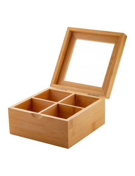 Box bambusový na čaje Bancha přírodní