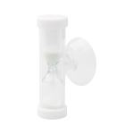 Přesýpací hodiny 3minutový Sandy bílá