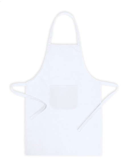 Zástěra s přední kapsou Choux modrá