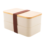 Box na jídlo se sadou příborů Satay přírodní