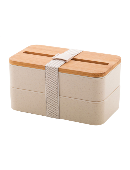 Box na jídlo s držákem na telefon Laksa přírodní