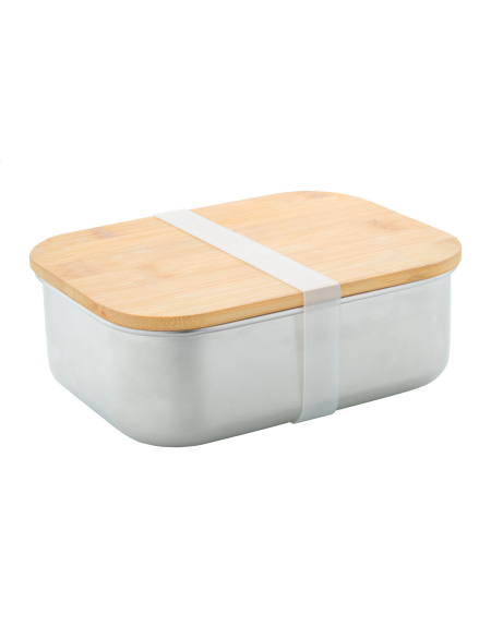 Box na jídlo z ner. oceli Ferroca stříbrná