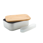 Box na jídlo z ner. oceli Ferroca stříbrná