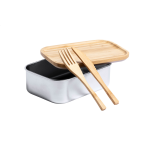 Box na jídlo s bambusovým víkem Curroca přírodní