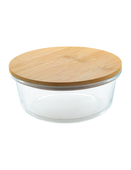 Box na jídlo skleněný kulatý Ruttata