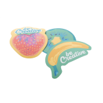 Magnet na lednici s vlastním designem a tvarem Fridgy bílá