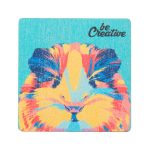 Magnetka na lednici čtverec na zakázku Woofri