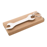 Přívěšek na klíče s otvírákem na láhve Fasten stříbrná