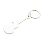 Otvírák hliníkový ve tvaru kytary Franken stříbrná