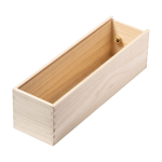 Dárková krabička na láhev Saxony přírodní