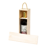 Dárková krabička na láhev Saxony přírodní