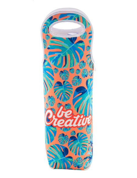 Taška na víno neoprenová na zakázku VinoBag bílá