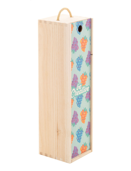 Krabička dárková dřevěná na víno