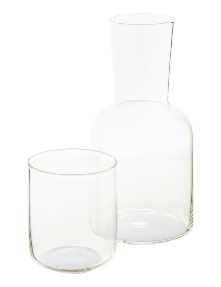 Sada karafy a skleniček Palmer průhledná