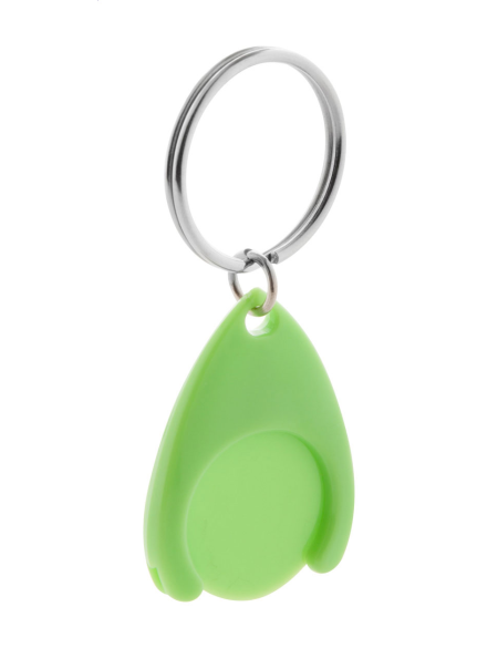 Přívěšek na klíče se žetonem Nelly bílá