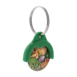 Přívěšek plastový na klíče se žetonem na zakázku Token zelená