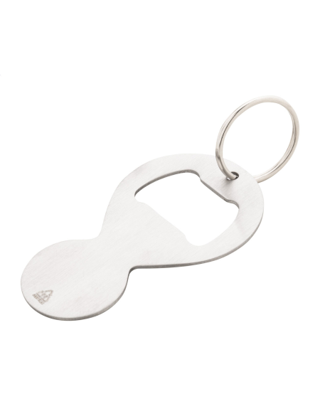 Přívěšek na klíče z nerezové oceli se žetonem BeerCart stříbrná