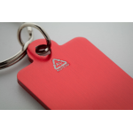 Přívěšek na klíče z hliníku RaluCart červená