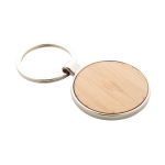 Přívěšek na klíče s bambusovou vložkou Borby přírodní