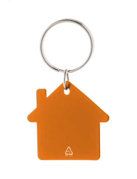 Přívěšek na klíče ve tvaru domečku Ralhut oranžová