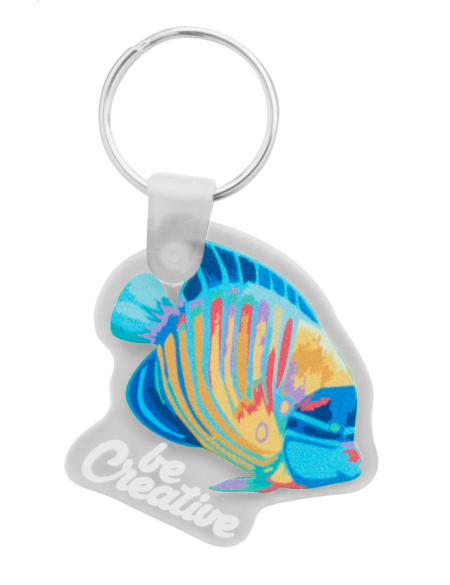 Přívěšek na klíče akrylátový průhledný CreaFob průhledná