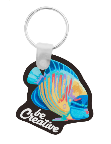 Přívěšek na klíče akrylátový CreaFob černá