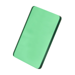 Přívěšek na klíče akrylátový průhledný CreaFob zelená