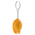 Přívěšek na klíče ve tvaru přilby s LED svítilnou Bobby Plus žlutá