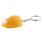 Přívěšek na klíče ve tvaru přilby s LED svítilnou Bobby Plus žlutá