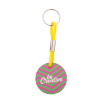 Přívěšek na klíče s barevným páskem na zakázku Woody Plus A žlutá