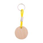 Přívěšek na klíče s barevným páskem na zakázku Woody Plus A žlutá